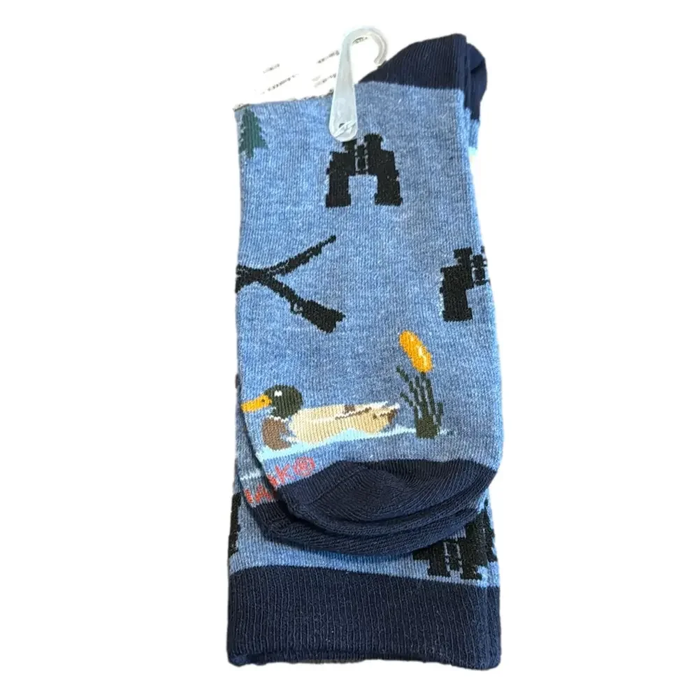 Mossy Oak Outdoor Duck Hunting Themed Crew Socks